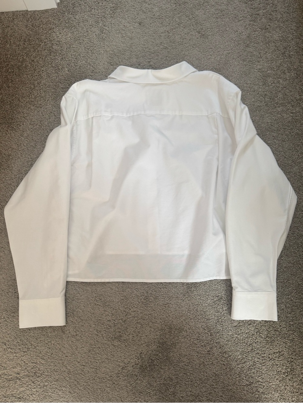 Uniqlo JW Anderson Oxford Boxy Cropped Shirt - Picture 3 of 5